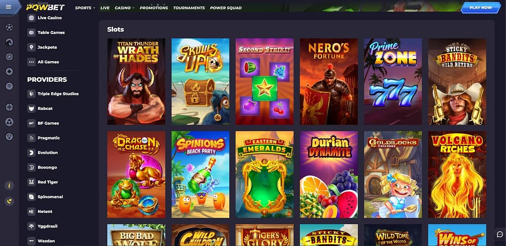 powbet recensioni